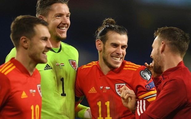 Bale (số 11) là niềm hy vọng lớn nhất của Xứ Wales. (Nguồn: Getty Images)