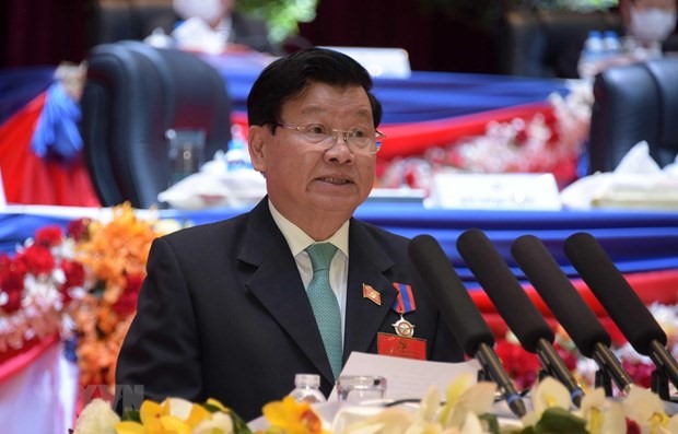Tổng Bí thư Ban Chấp hành Trung ương Đảng Nhân dân Cách mạng Lào, Chủ tịch nước Cộng hòa Dân chủ Nhân dân Lào Thongloun Sisoulith. (Nguồn: TTXVN)