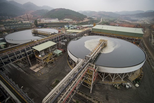 Một góc nhà máy sản xuất vonfram của Masan. (Ảnh: tuoitre)