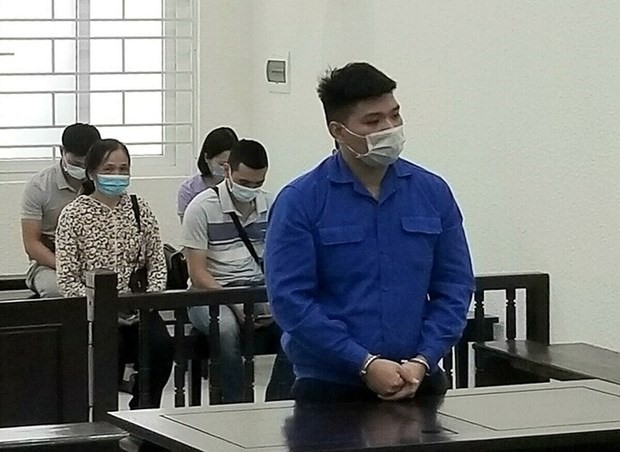 Bị cáo Nguyễn Xuân Tính tại phiên xét xử sáng 28/6. (Nguồn: vnexpress.net)