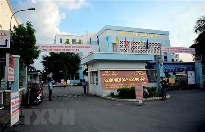 Bệnh viện Đa khoa quận Gò Vấp. (Ảnh: An Hiếu/TTXVN)