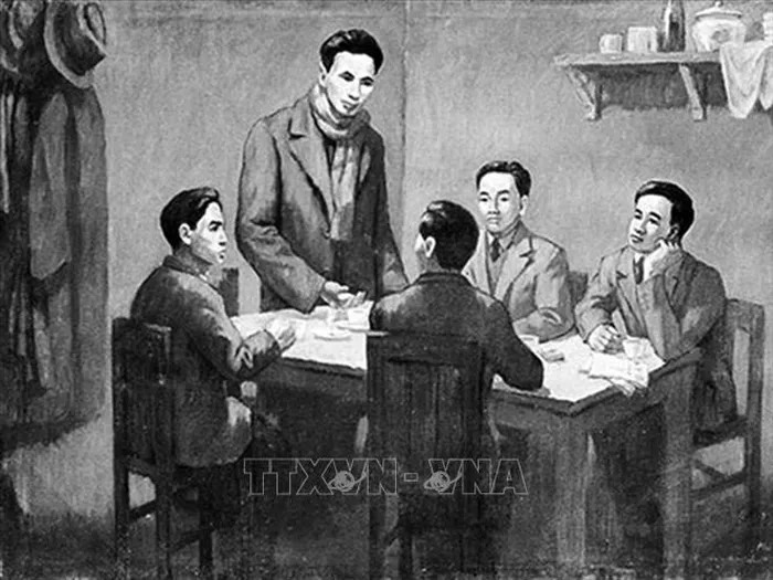 Từ ngày 6/1 - 7/2/1930, Hội nghị hợp nhất các tổ chức Cộng sản thành lập Đảng Cộng sản Việt Nam họp ở bán đảo Cửu Long, thuộc Hong Kong (Trung Quốc) dưới sự chủ trì của đồng chí Nguyễn Ái Quốc thay mặt cho Quốc tế Cộng sản. Ảnh: Tư liệu/TTXVN phát