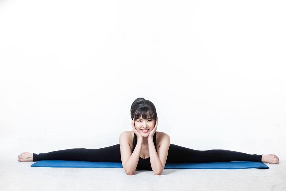 Hoa hậu Thu Thuỷ là người rất chăm rèn luyện thể thao từ yoga cho đến chạy bộ.