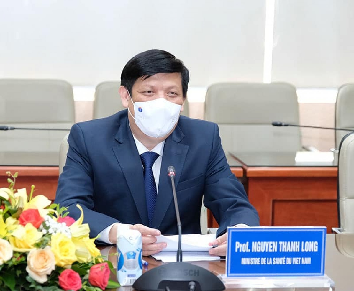 Bộ trưởng Bộ Y tế Nguyễn Thanh Long. (Ảnh: Trần Minh)