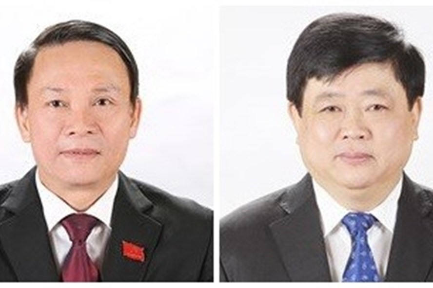 Ông Nguyễn Đức Lợi (ảnh trái) thôi giữ chức vụ Tổng Giám đốc Thông tấn xã Việt Nam và ông Nguyễn Thế Kỷ (ảnh phải) thôi giữ chức vụ Tổng Giám đốc Đài Tiếng nói Việt Nam từ 1.6.2021.