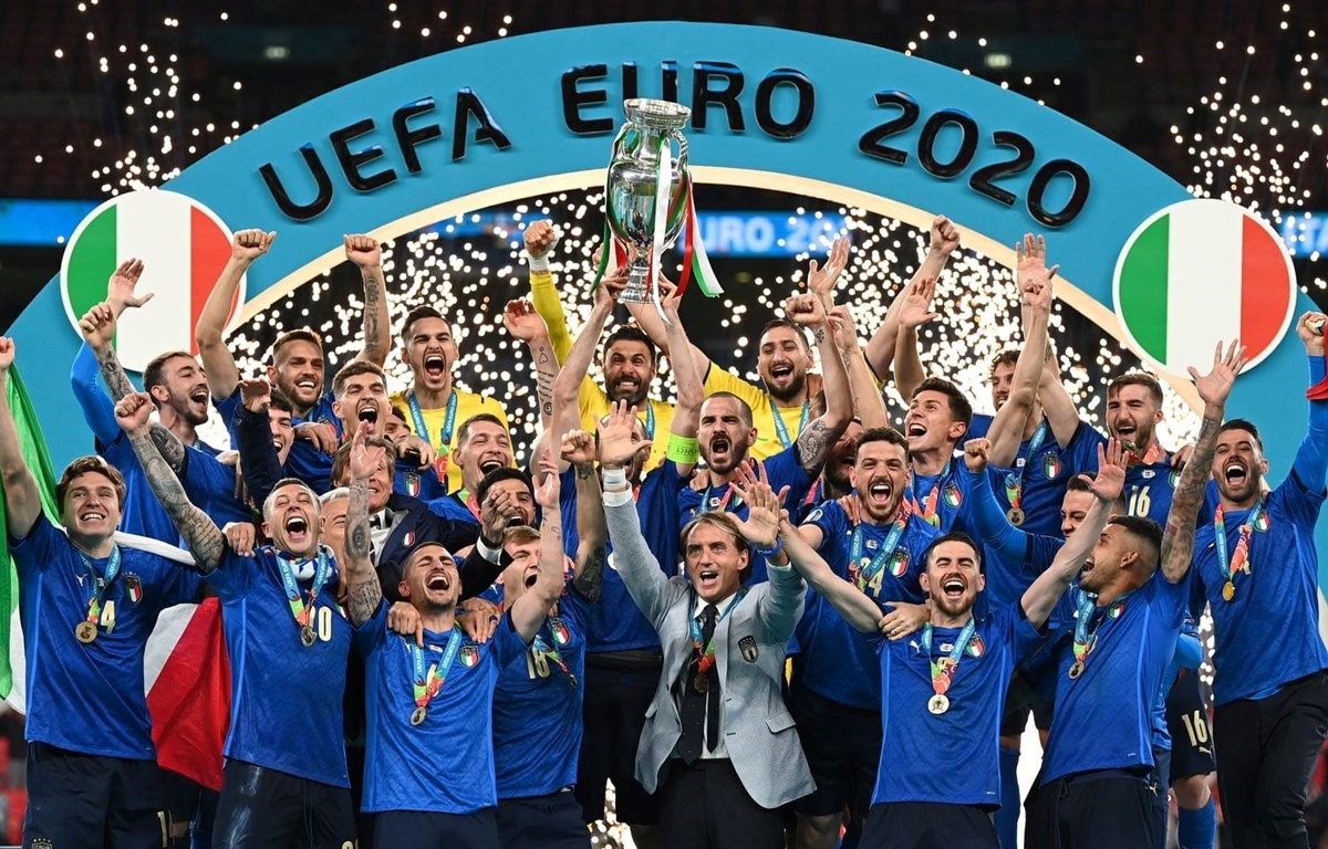 Italy đăng quang EURO 2020. (Nguồn: EPA)