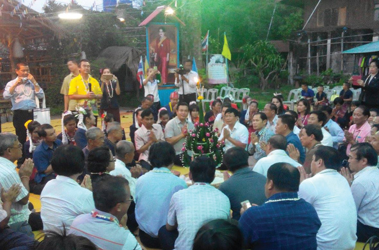 Hội nghị 3 tỉnh 3 nước Quảng Trị, Savannakhet và Mukdahan tổ chức vào năm 2016 (các đại biểu tham quan mô hình du lịch cộng đồng tại Mukdahan (Thái Lan) - Ảnh: M.T