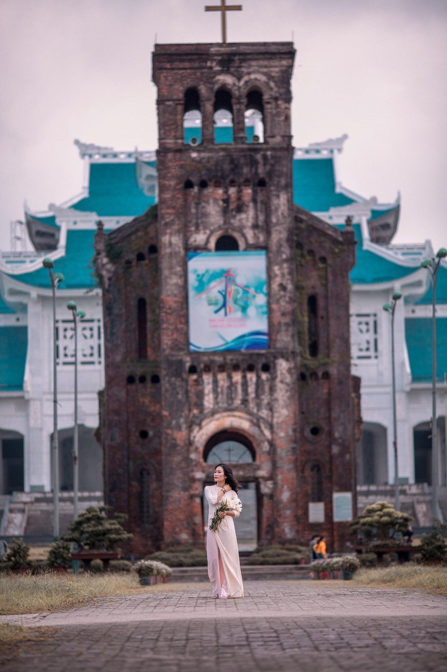 Trung tâm hành hương La Vang - một điểm thu hút du khách của Quảng Trị - Ảnh: Nông Văn Dân