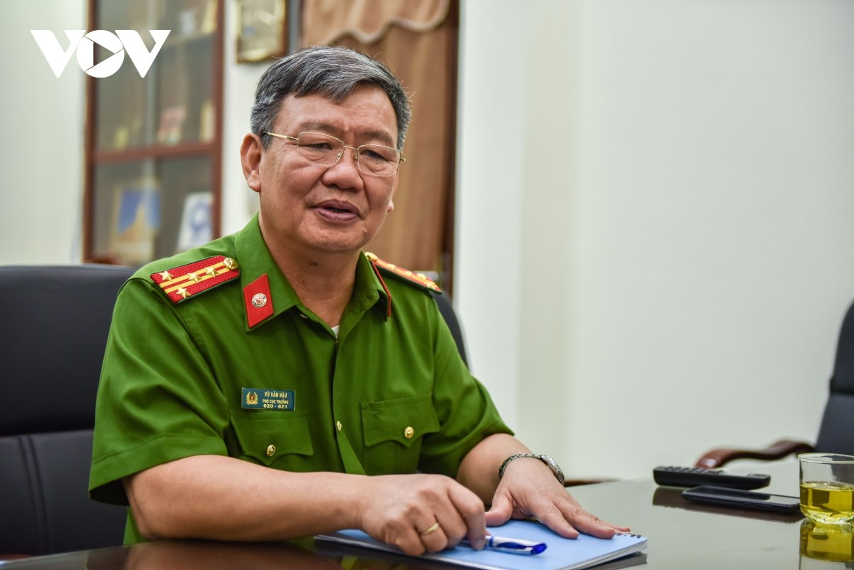Đại tá Vũ Văn Hậu, Phó Cục trưởng Cục Cảnh sát điều tra tội phạm về ma túy, Bộ Công an