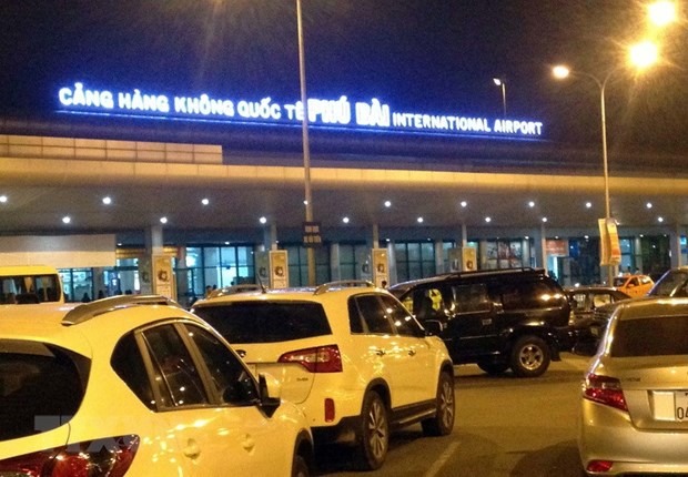 Cảng hàng không Quốc tế Phú Bài. (Ảnh: Quốc Việt/TTXVN)