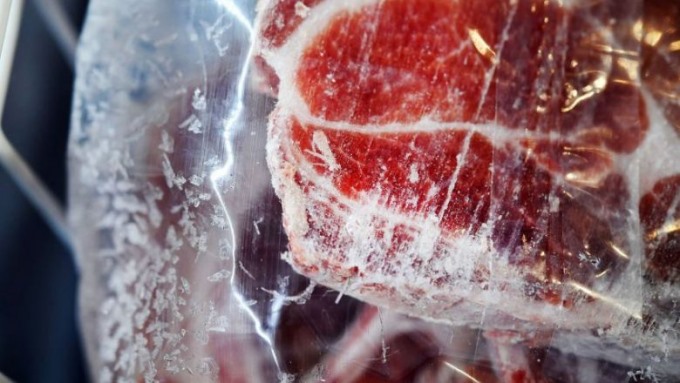 Thịt đông lạnh. Ảnh: AFP/Getty Images