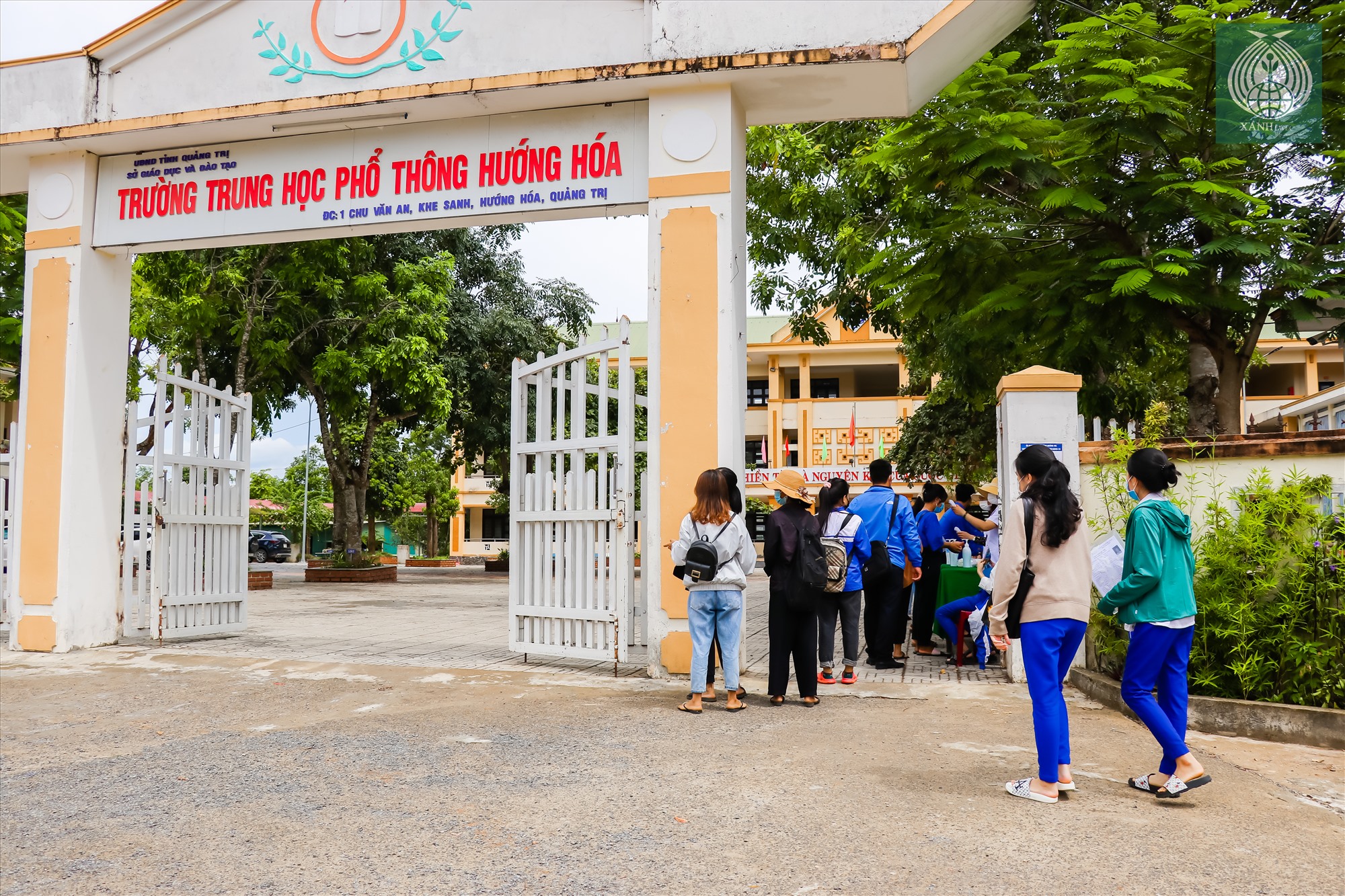 Điểm thi Trường THPT Hướng Hóa tại tại trấn Khe Sanh là điểm có số lượng thí sinh dự thi lớn nhất toàn Huyện.