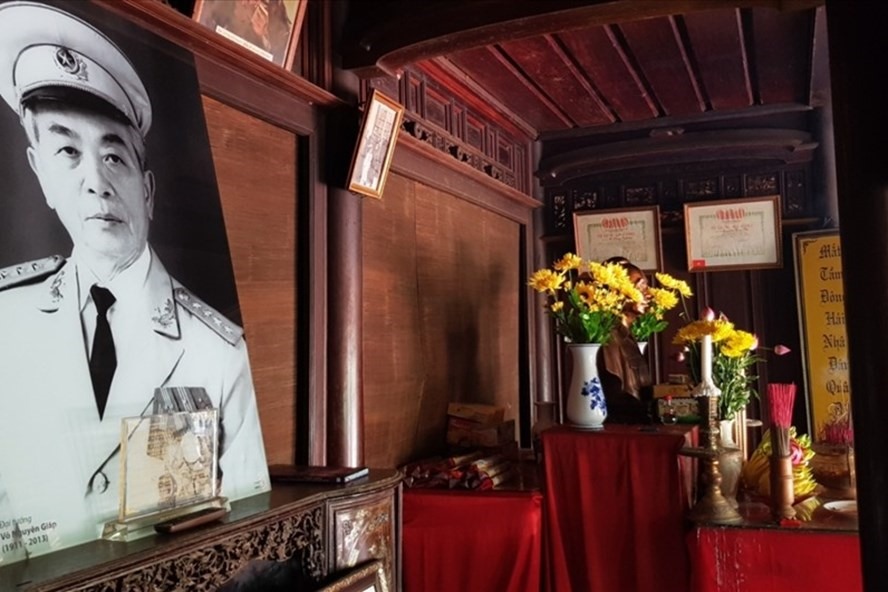 Nhà lưu niệm Đại tướng Võ Nguyên Giáp tại huyện Lệ Thủy, tỉnh Quảng Bình. Ảnh: Lê Phi Long