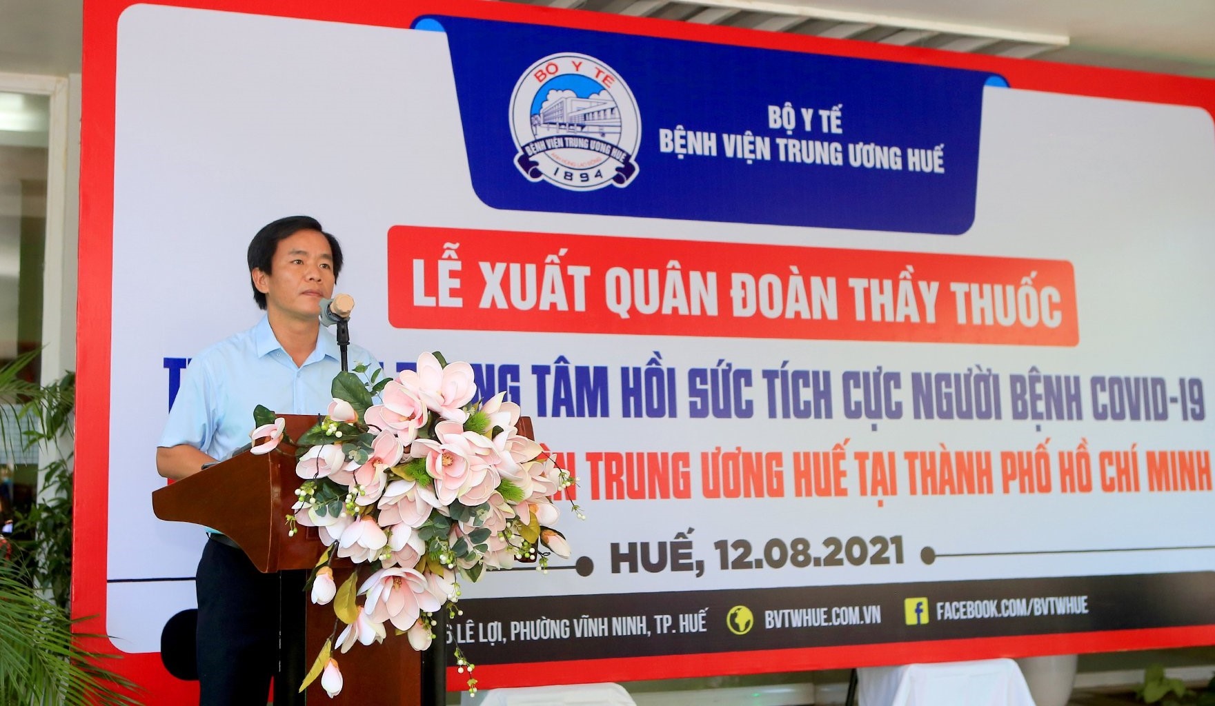 ông Nguyễn Văn Phương - Chủ tịch UBND tỉnh Thừa Thiên - Huế phát biểu tại buổi lễ.