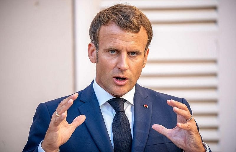Tổng thống Pháp Emmanuel Macron. (Nguồn: AP)