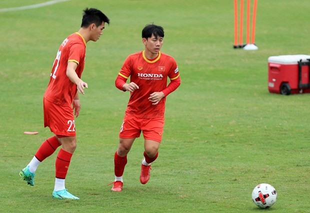 Minh Vương là một trong những 'quân bài tẩy' của tuyển Việt Nam ở lần đầu tiên dự vòng loại World Cup. (Ảnh: VFF)