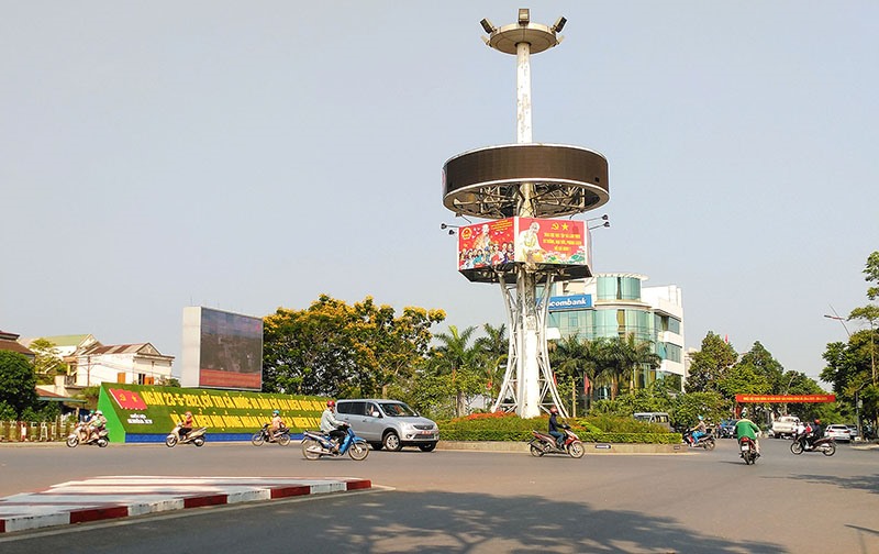 Nhiều tuyến phố ở Đông Hà được đầu tư khang trang - Ảnh: H.Q