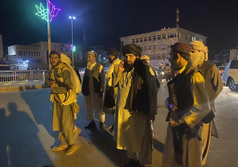 Taliban đã nhanh chóng giành quyền kiểm soắt thủ đô Kabul hôm 15/8. Ảnh: AP