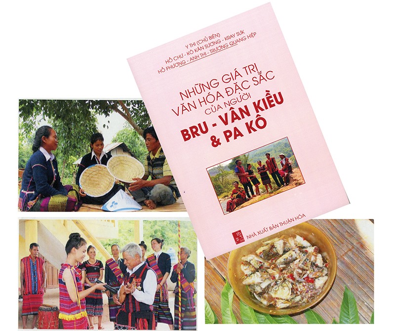 Một số hình ảnh được trình bày trong cuốn sách Những giá trị văn hóa đặc sắc của người Bru-Vân Kiều và Pa Kô (tập 1)- Ảnh: H.N
