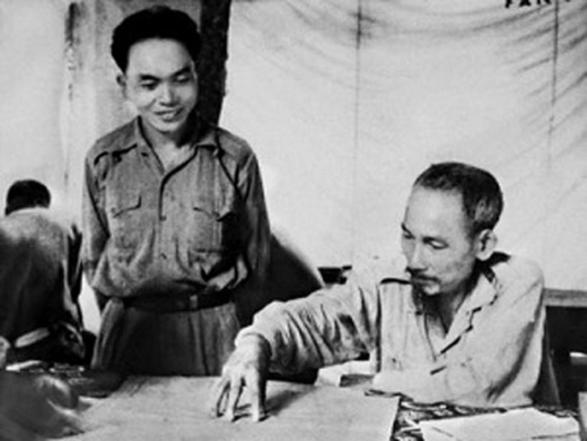 Đại tướng Võ Nguyên Giáp - người học trò xuất sắc của Chủ tịch Hồ Chí Minh. (ảnh tư liệu)