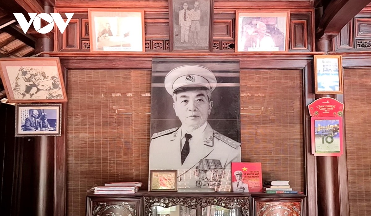 Nhà lưu niệm Đại tướng Võ Nguyên Giáp tại xã Lộc Thủy, huyện Lệ Thủy, tỉnh Quảng Bình.