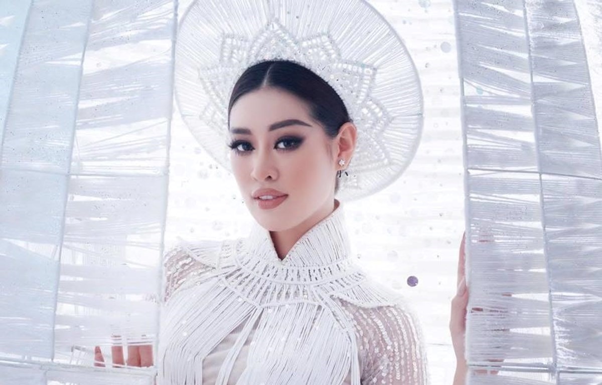 Hoa hậu Khánh Vân lọt top 20 “Hoa hậu của các Hoa hậu.” (Ảnh: CTV/Vietnam+)