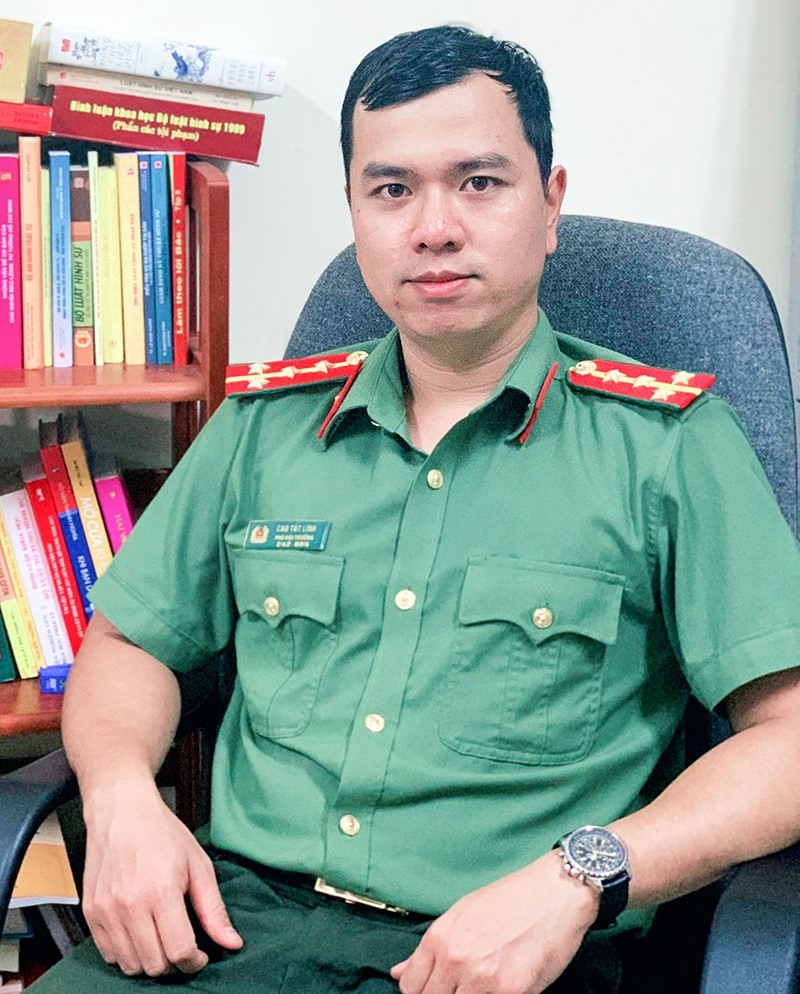 Đại úy Cao Tất Linh - Ảnh: NVCC