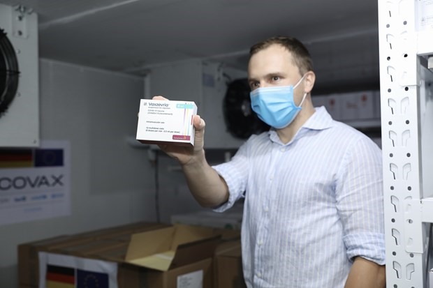 Việt Nam đã nhận 12.578.110 liều vaccine phòng COVID-19 qua cơ chế COVAX. (Ảnh: PV/Vietnam+)
