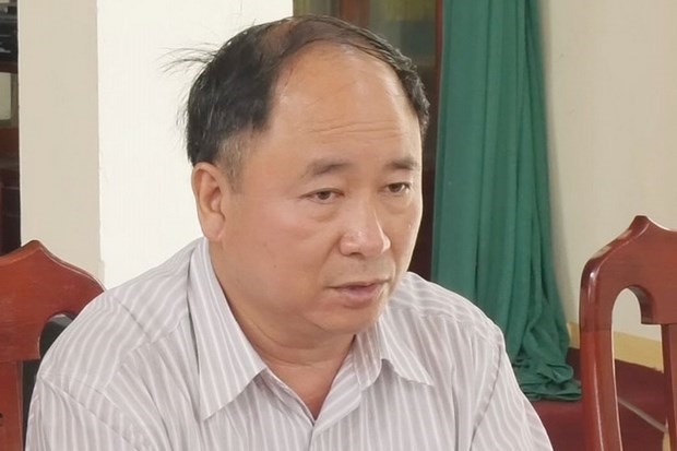 Phó Giám đốc sở Tài nguyên và Môi trường tỉnh Lạng Sơn Nguyễn Đình Duyệt bị kỷ luật cách chức. (Ảnh: Quang Duy/TTXVN)