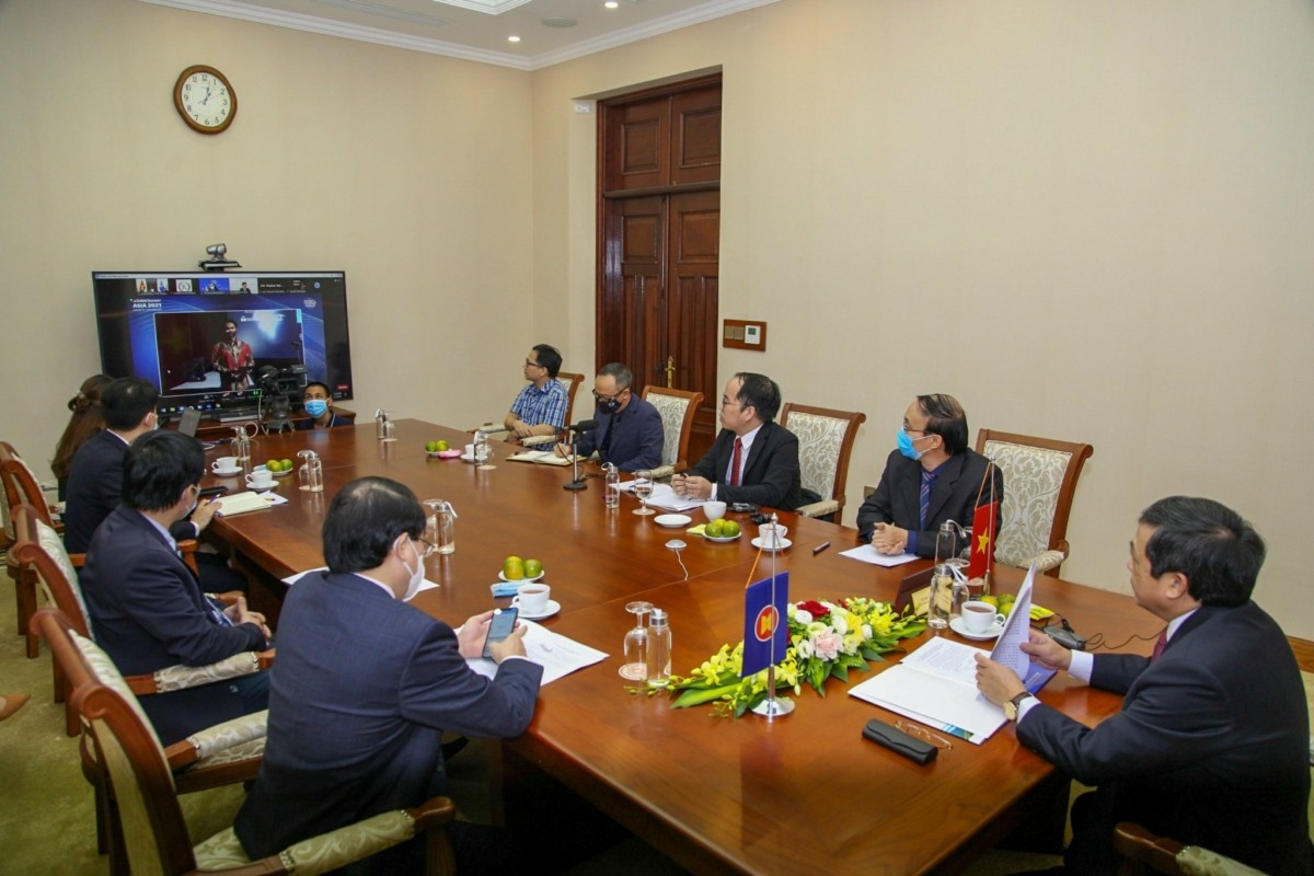 Đoàn đại biểu Việt Nam tham dự Diễn đàn Du lịch Toàn cầu 2021. Nguồn: Tổng cục Du lịch