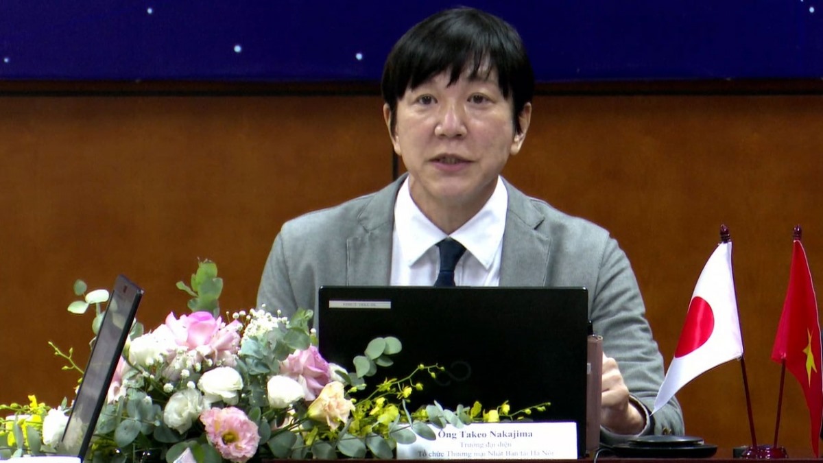 Ông Takeo Nakajima, Trưởng đại diện văn phòng Xúc tiến Thương mại Nhật Bản (JETRO) tại Hà Nội.