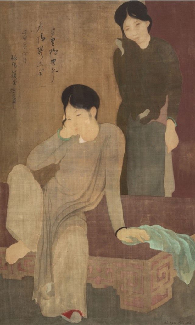 Bức “Tan mộng” của họa sĩ Tô Ngọc Vân (1906-1954) được nhà đấu giá Christie Hồng Kông bán ra ngày 26/5/2019, đạt mức giá 9.125.000 đô la Hồng Kông (tương đương hơn 27 tỷ đồng).