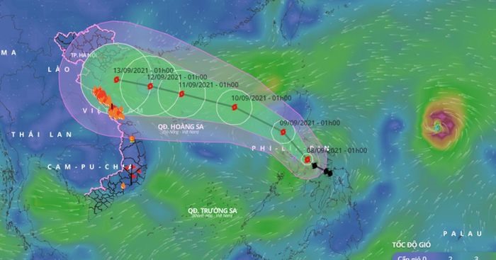 Bão Conson sẽ phải chịu tác động bởi một cơn bão rất mạnh khác đang hoạt động ngoài khơi Philippines.