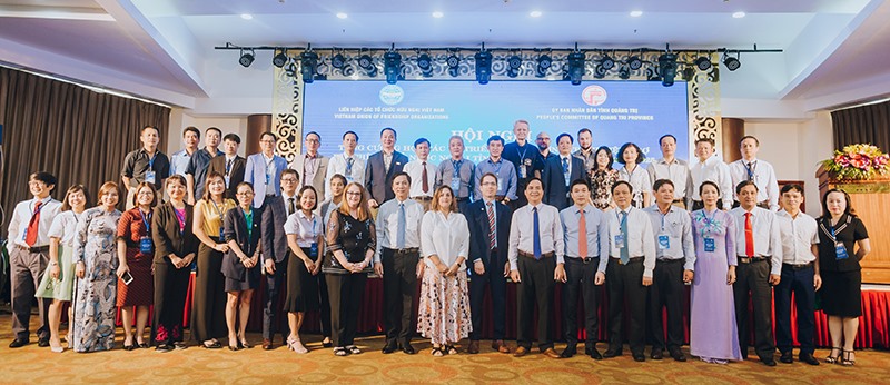Hội nghị “Tăng cường hợp tác và triển khai chương trình viện trợ phi chính phủ nước ngoài tỉnh Quảng Trị, giai đoạn 2020-2025 -Ảnh: ĐÌNH ĐIỆP