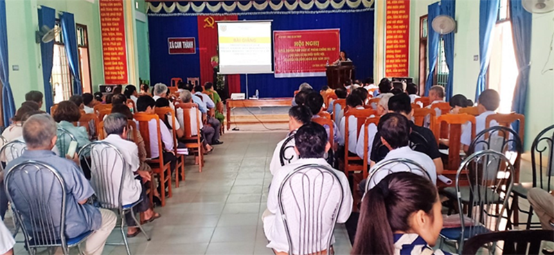 Hội nghị phổ biến giáo dục pháp luật tại xã Cam Thành, Cam Lộ - Ảnh: L.T.H