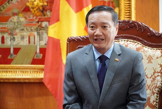 Đại sứ Nguyễn Bá Hùng. (Ảnh: Phạm Kiên/TTXVN)