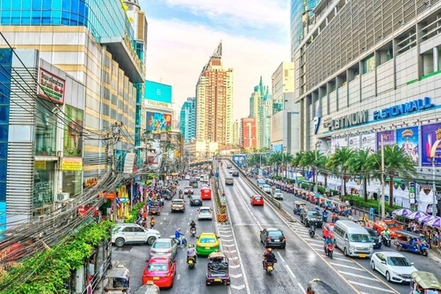 Một con phố ở thủ đô Bangkok, Thái Lan. (Nguồn: AP)