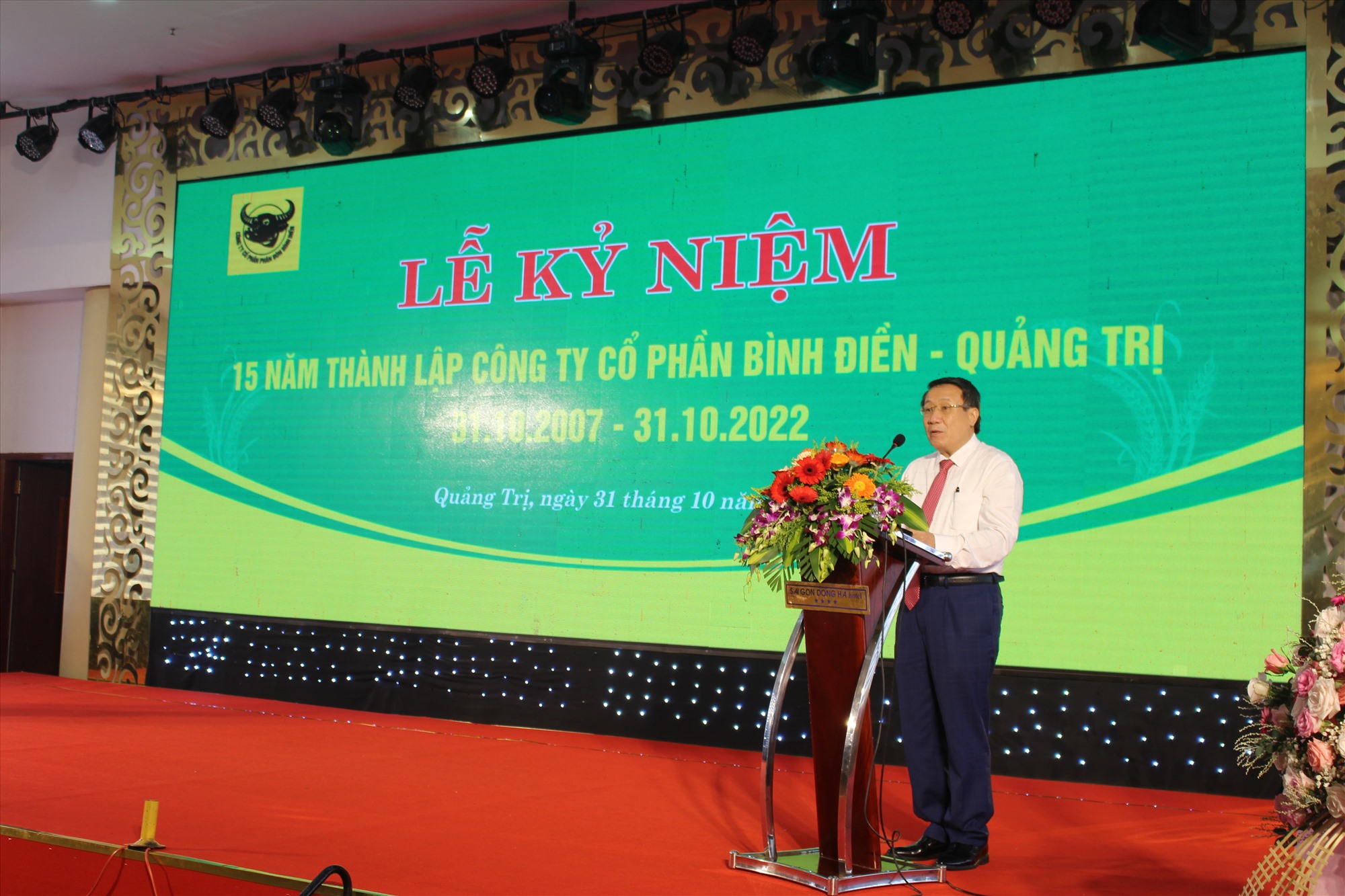 Phó Chủ tịch Thường trực UBND tỉnh Hà Sỹ Đồng phát biểu chỉ đạo tại lễ kỷ niệm - Ảnh: H.T