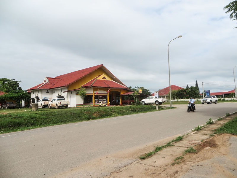 Hạ tầng khu vực cửa khẩu Densavanh, huyện Sê Pôn, tỉnh Savannakhet (Lào) - Ảnh: PV