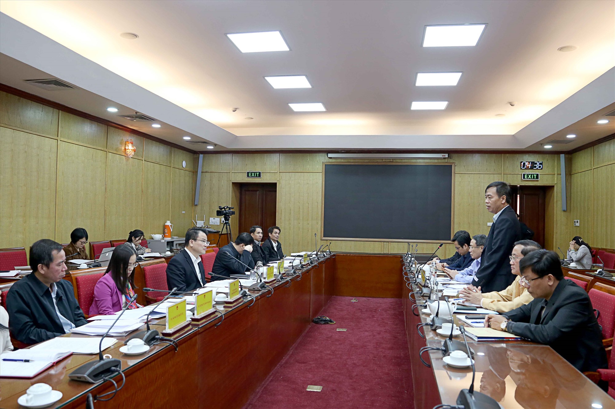 Phó Bí thư Thường trực Tỉnh ủy, Chủ tịch HĐND tỉnh Nguyễn Đăng Quang đề nghị Bộ Kế hoạch và Đầu tư đề xuất đưa nội dung xây dựng và triển khai Đề án vào các văn kiện ký kết giữa lãnh đạo cấp cao 2 nước Việt Nam và Lào- Ảnh: PV