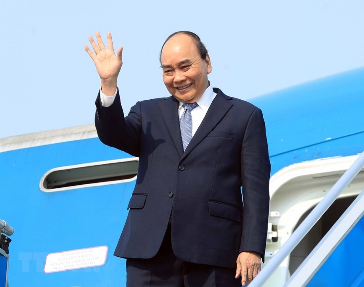 Chủ tịch nước lên đường thăm Indonesia. Ảnh: TTXVN