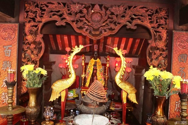 Di tích Đền thờ Vua Mai Hắc Đế, tỉnh Nghệ An được xếp hạng quốc gia đặc biệt. (Nguồn: Báo Nghệ An)