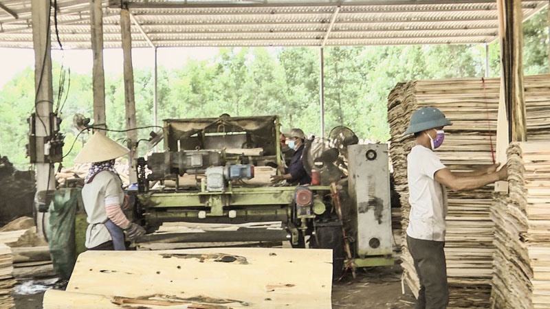 Người dân vùng miền núi có thêm nhiều cơ hội tìm việc làm trong các nhà máy, doanh nghiệp ở Vĩnh Linh - Ảnh: N.T