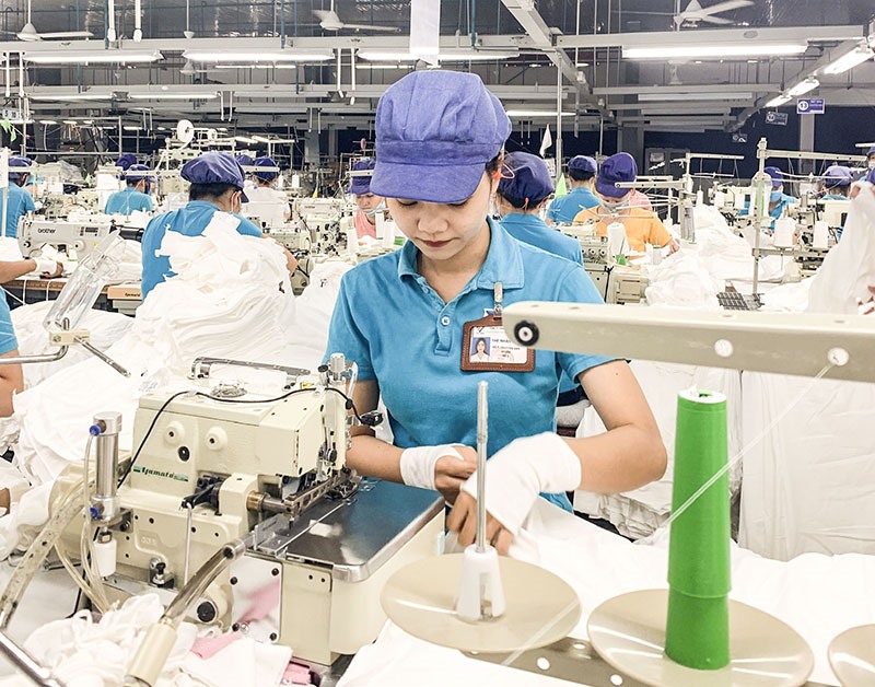 Các cụm công nghiệp trên địa bàn huyện Hải Lăng tạo việc làm cho nhiều lao động - Ảnh: T.L