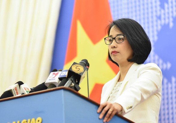 Phó phát ngôn Bộ Ngoại giao Việt Nam Phạm Thu Hằng - Ảnh: BỘ NGOẠI GIAO
