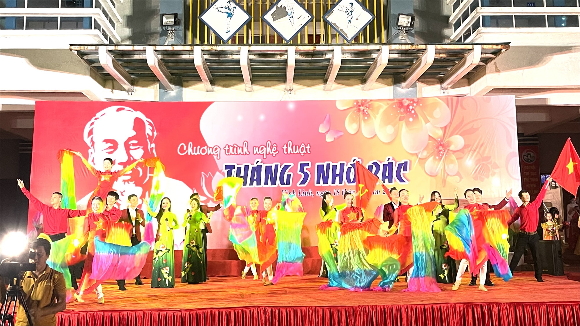 Một tiết mục trong Chương trinh nghệ thuật “Tháng 5 nhớ Bác- Ảnh: NT