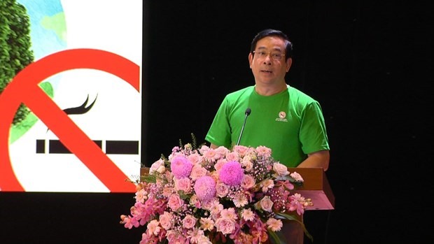 Phó giáo sư Lương Ngọc Khuê - Cục trưởng Cục Quản lý Khám-chữa bệnh, Giám đốc Quỹ Phòng, chống tác hại của thuốc lá. (Ảnh: PV/Vietnam+)