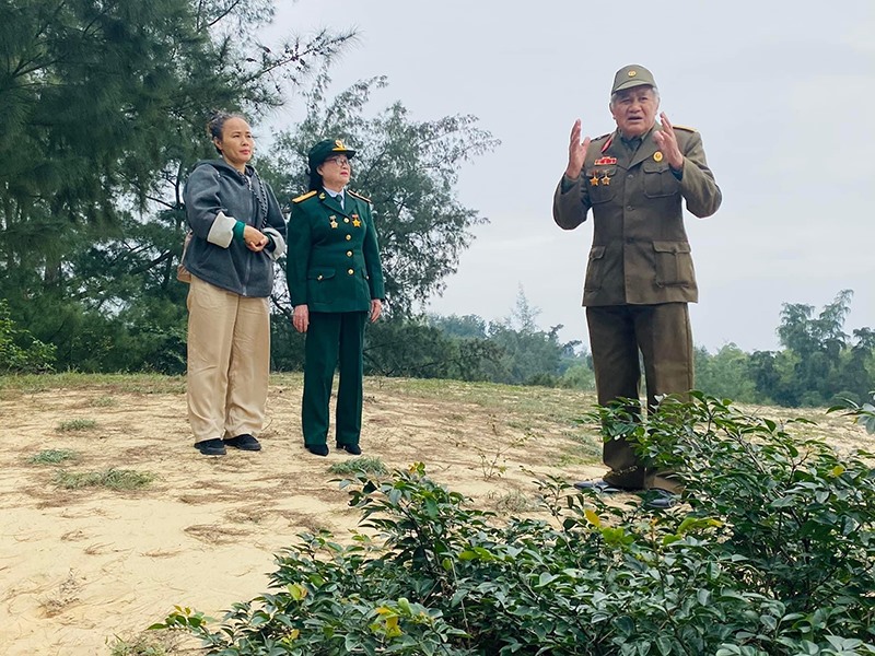 Đạo diễn, NSƯT Trần Vịnh luôn mong muốn có nhiều bộ phim về mảnh đất, con người Quảng Trị trong chiến tranh và trong xây dựng hòa bình -Ảnh: NVCC