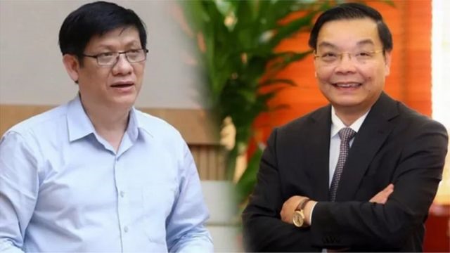 Ông Nguyễn Thành Long và ông Chu Ngọc Anh.