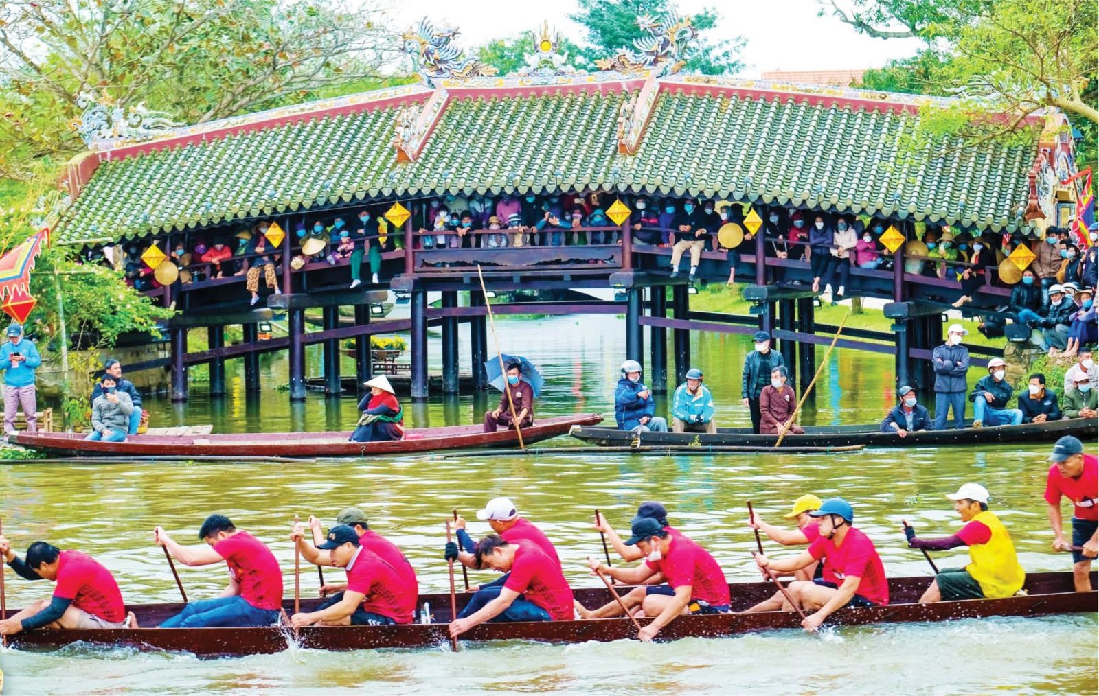 Cầu ngói Thanh Toàn - một trong những điểm đến hấp dẫn trong nhiều kỳ festival